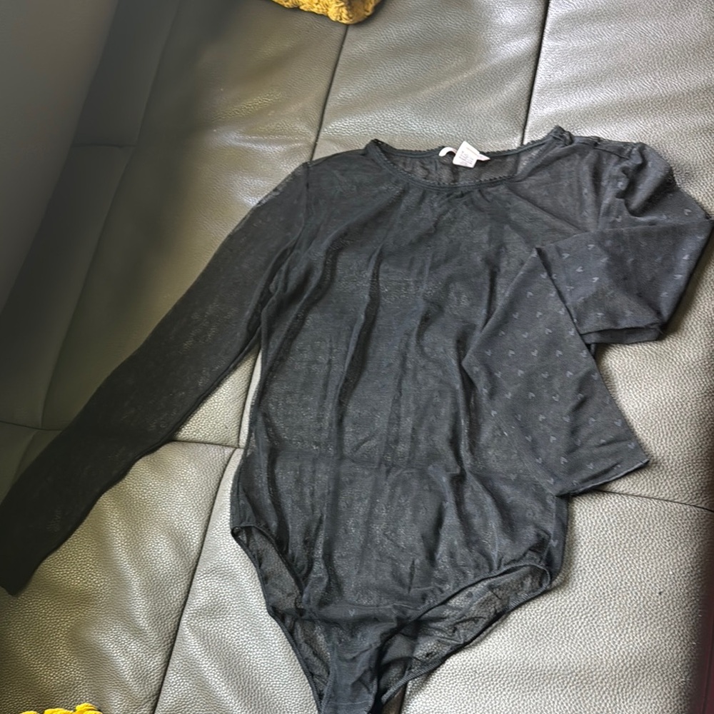 Victoria's Secret Sheer Black Top